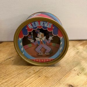Vintage Otagiri Dancing Circus Clown Wind Up Music Box Japan